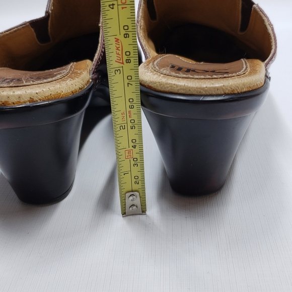 Sofft Women's Brown Leather Clogs Mules Size 8.5 - Picture 14 of 16